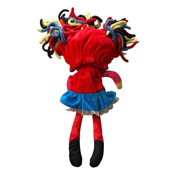 Flip Zee Plush Precious Girls "LOLA" 2-in-1 Doll On The Go Pillow Colorful - Picture 2 of 3